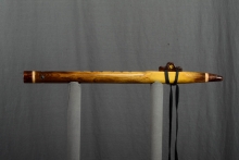 Osage Orange Native American Flute, Minor, Mid A-4, #M32D (11)